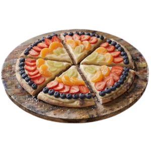 Pizza sucrée mix de fruits