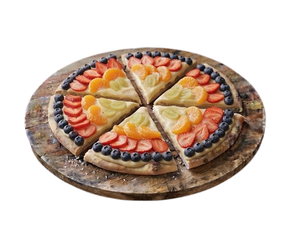 Pizza sucrée mix de fruits